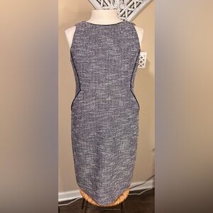 J. Crew Elegant Navy Tweed Dress Size 12